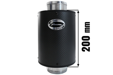 Carbon air filter 200x150 77mm XXL