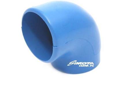 Elbow 90 deg 76mm blue