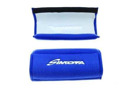 Seat belt shoulder pads SIMOTA BLUE