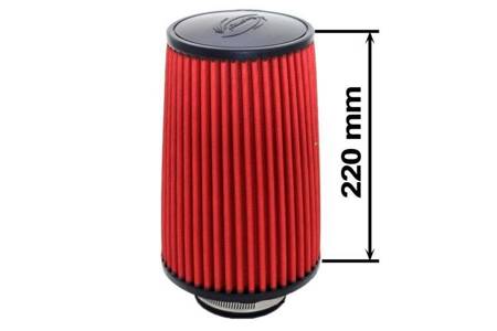 Simota Air Filter H:220mm DIA:60-77mm JAU-X02101-15 Red