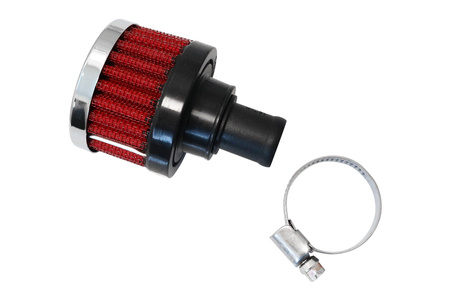 Simota Crankcase Breather Filter 25mm Red