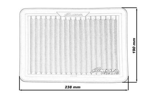 Simota Panel Filter OHY003 238x190mm