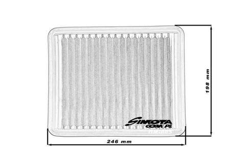 Simota Panel Filter OM003 246x198mm
