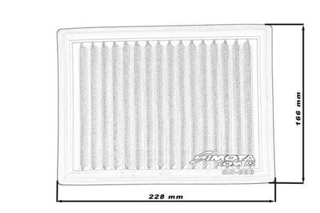 Simota Panel Filter ON003 228x166mm