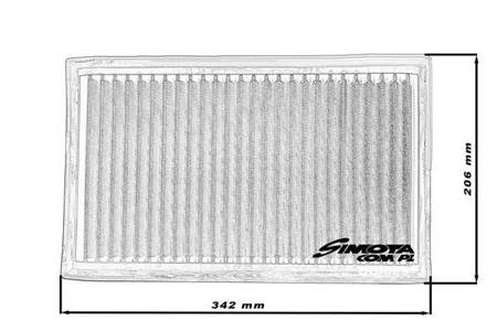 Simota Panel Filter OO005 335x205mm