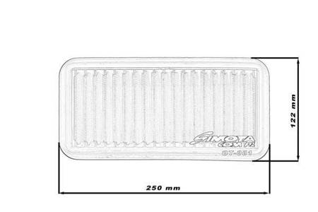 Simota Panel Filter OT001 250x122mm