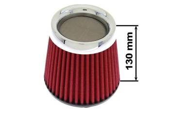 Filtr stożkowy Simota H:130mm OTW:60-77mm JAU-X02105-05 Czerwony